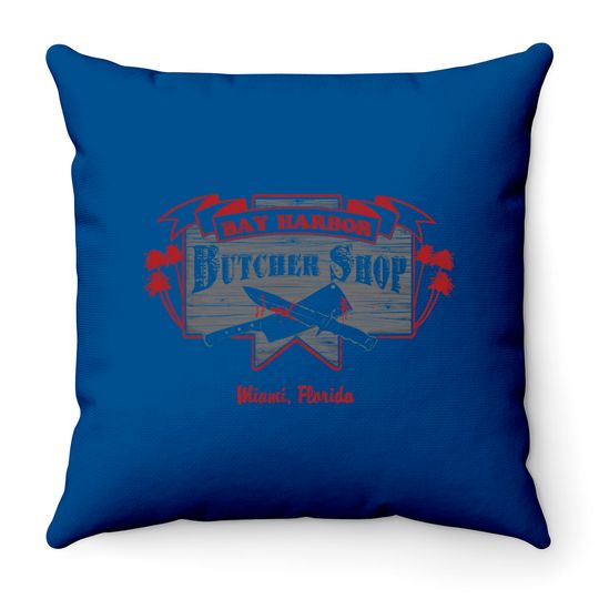 Discover Bay Harbor Butcher Shop - Cool - Throw Pillows