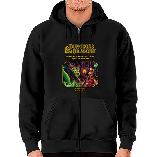 Discover FANTASY ADVENTURE GAME Dungeons and Dragons - Dungeons And Dragons - Zip Hoodies