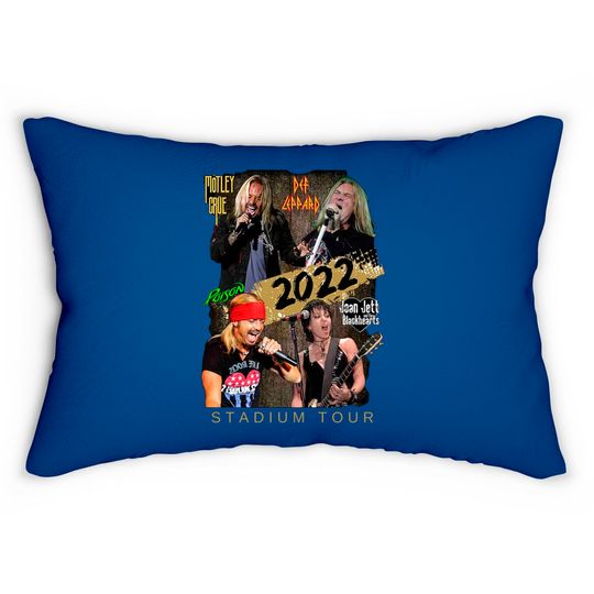 Discover The Stadium Tour 2022 Lumbar Pillows, Music Concert Lumbar Pillows