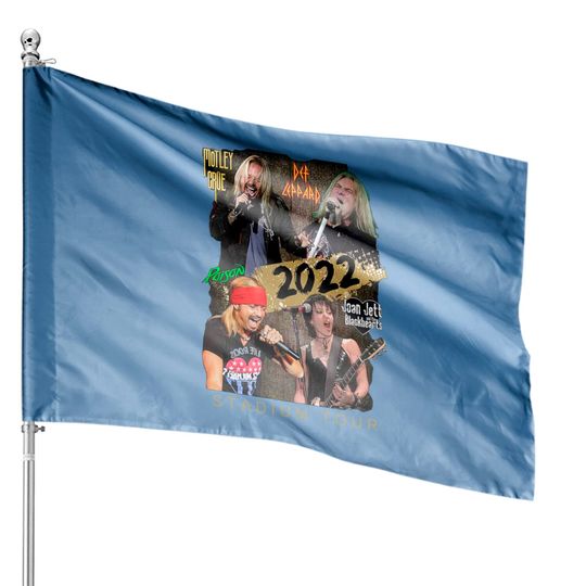 Discover The Stadium Tour 2022 House Flags, Music Concert House Flags