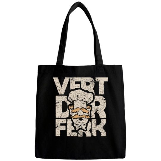 Discover vert der ferk swedish cheff meme vintage distressed cream - Vert Der Ferk Chef - Bags