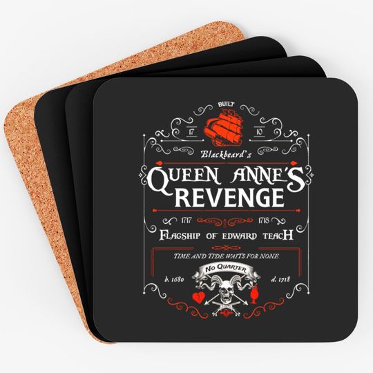 Discover Blackbeard the Pirate and the Queen Anne's Revenge - Blackbeard - Coasters