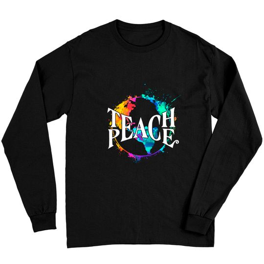 Discover Teach Peace Hippie World - Hippie - Long Sleeves