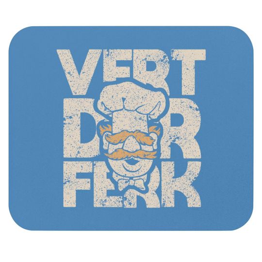 Discover vert der ferk swedish cheff meme vintage distressed cream - Vert Der Ferk Chef - Mouse Pads
