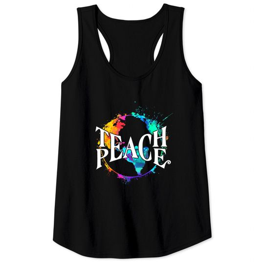 Discover Teach Peace Hippie World - Hippie - Tank Tops