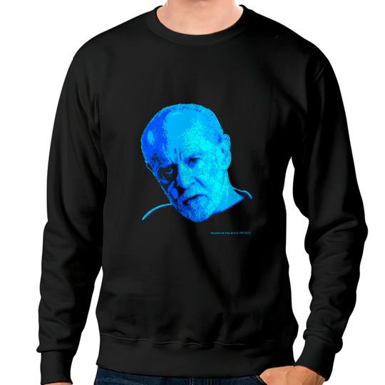 Discover Black Tee - George Carlin Portrait - Comedian - Sweatshirts