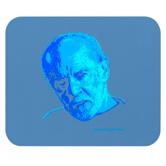 Discover Black Mouse Pad - George Carlin Portrait - Comedian - Mouse Pads