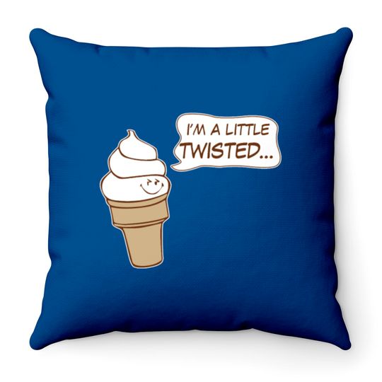 Discover Im A Little Twisted Throw Pillows