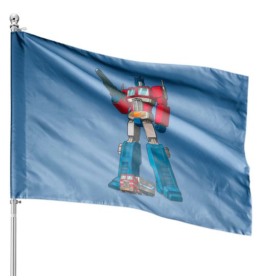 Discover Optimus Prime - Transformers - House Flags