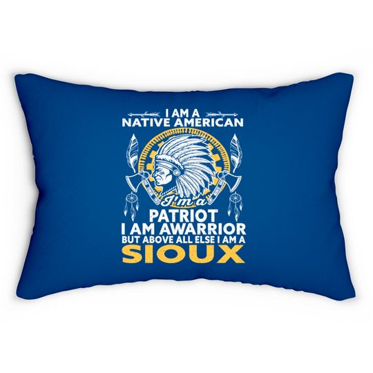 Discover Sioux Tribe Native American Indian America Lumbar Pillows