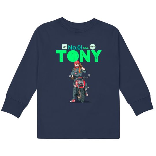 Discover Kill Tony Anime Movie - Comedy Podcast -  Kids Long Sleeve T-Shirts