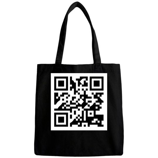 Discover Rick Astley Rick Rolled QR Code - Rick Rolled - Bags