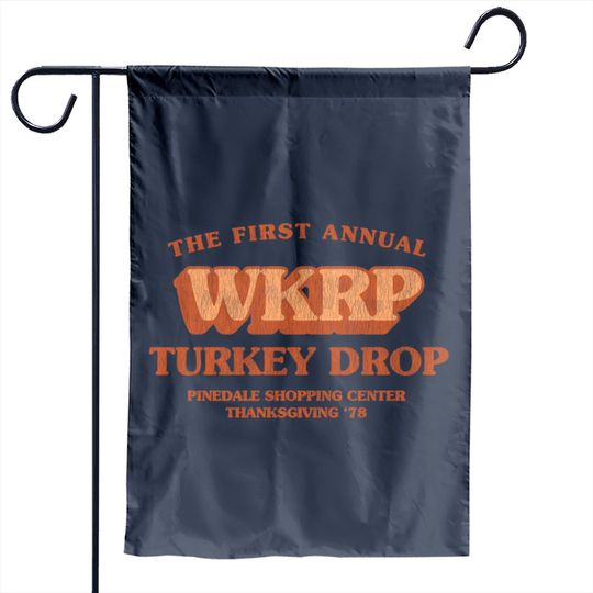 Discover Wkrp Turkey Drop Vintage - Wkrp Turkey Drop - Garden Flags