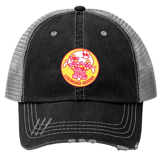 Discover Scratch N Sniff Gumball Love - Retro Vintage Aesthetic - Trucker Hats