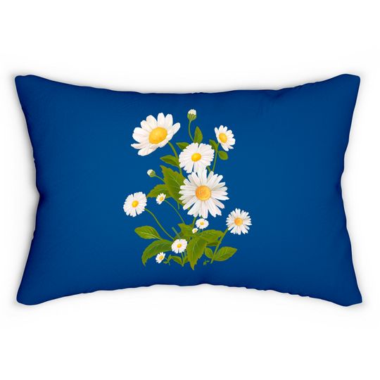 Discover Marguerite Daisy Print - Daisy Flower - Lumbar Pillows