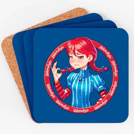 Discover Smug Wendy's (Full size) - Wendys - Coasters