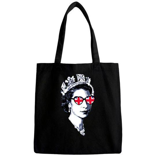 Discover Queen Elizabeth II UK Flag Heart Sunglasses - Queen Elizabeth Ii - Bags