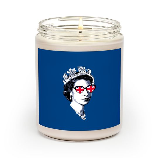 Discover Queen Elizabeth II UK Flag Heart Sunglasses - Queen Elizabeth Ii - Scented Candles