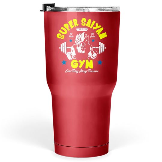 Discover Super Saiyan Gym - Gym - Tumblers 30 oz