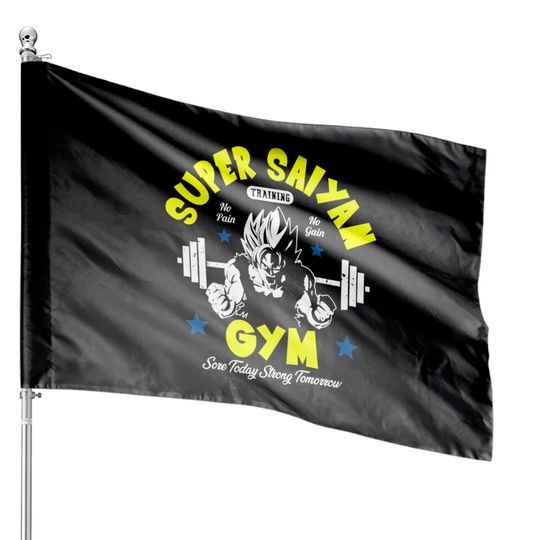 Discover Super Saiyan Gym - Gym - House Flags