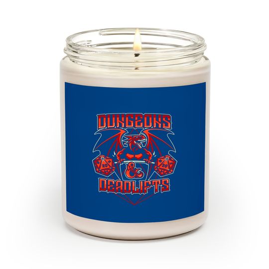 Discover Dungeons and Deadlifts - Dungeons And Dragons - Scented Candles