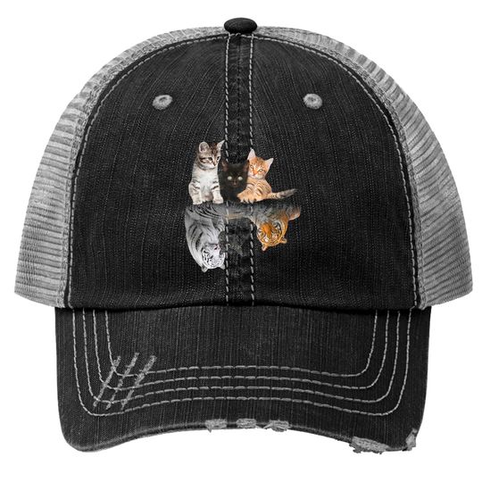 Discover I love cat. - Cats - Trucker Hats