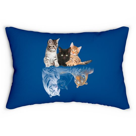 Discover I love cat. - Cats - Lumbar Pillows