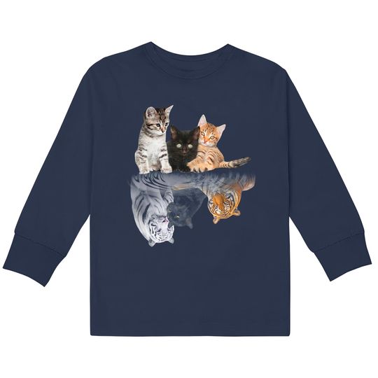Discover I love cat. - Cats -  Kids Long Sleeve T-Shirts