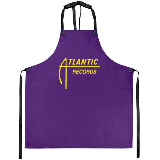Discover Atlantic Records 60s-70s logo - Record Store - Aprons