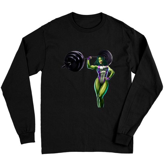 Discover She-Green-Angry lady - Hulk - Long Sleeves
