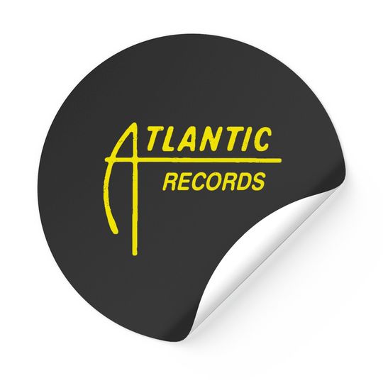 Discover Atlantic Records 60s-70s logo - Record Store - Stickers