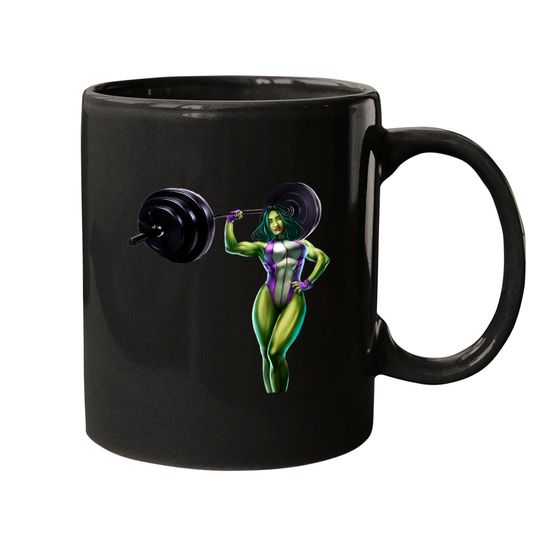 Discover She-Green-Angry lady - Hulk - Mugs