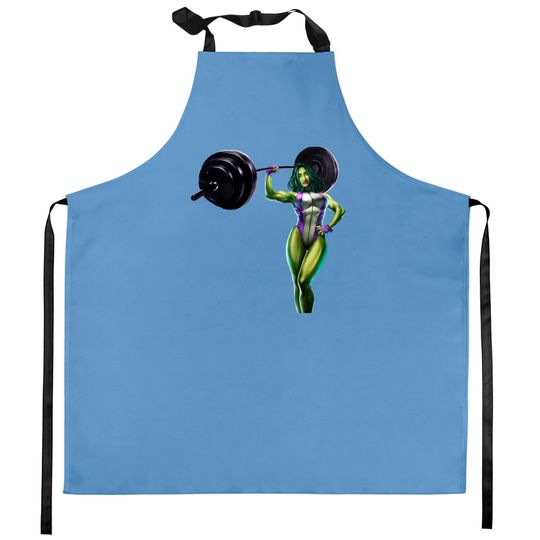 Discover She-Green-Angry lady - Hulk - Kitchen Aprons