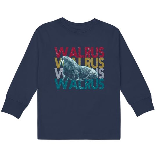 Discover Walrus - Walrus -  Kids Long Sleeve T-Shirts