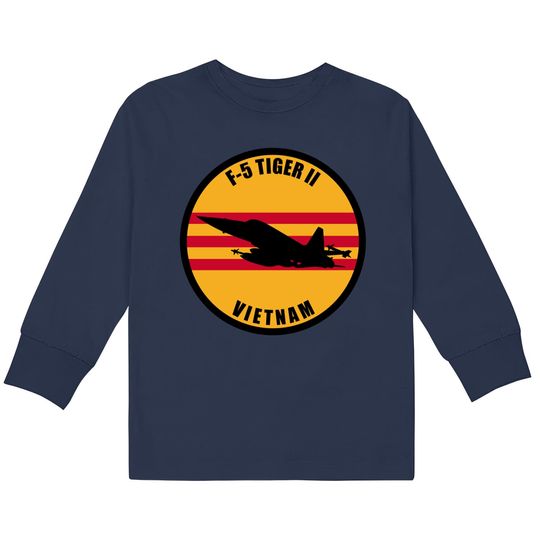 Discover F-5 Tiger II Vietnam - F5 Tiger 2 -  Kids Long Sleeve T-Shirts