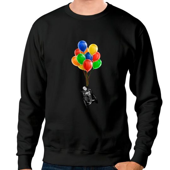 Discover Eric the Actor Flying with Balloons - Howard Stern - Sweatshirts