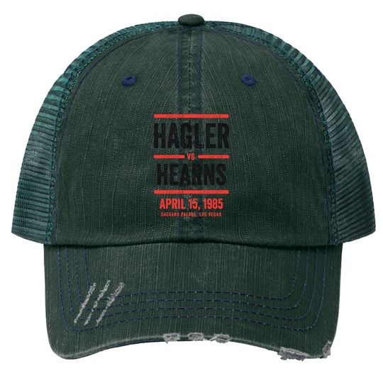 Discover Hagler vs Hearns - Boxing - Trucker Hats