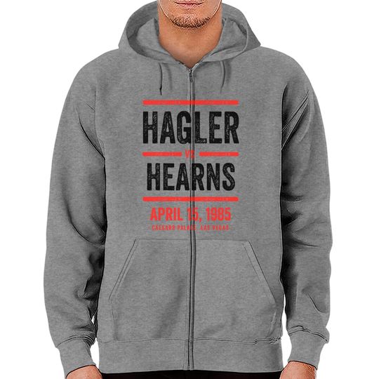 Discover Hagler vs Hearns - Boxing - Zip Hoodies