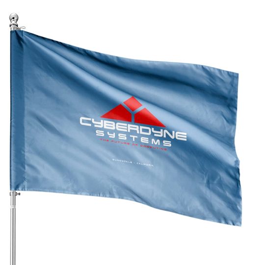 Discover Cyberdyne Systems Future Of Computing Terminator - Terminator - House Flags
