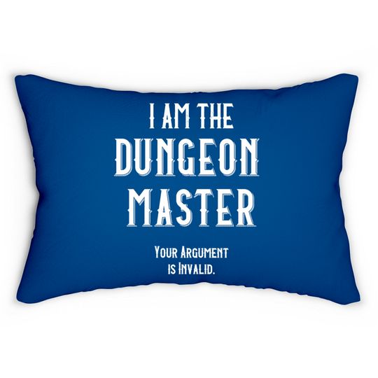 Discover I am the Dungeon Master - Dungeon Master - Lumbar Pillows