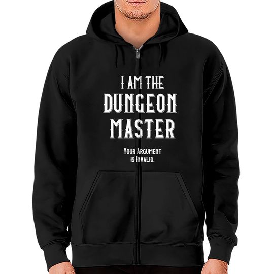 Discover I am the Dungeon Master - Dungeon Master - Zip Hoodies