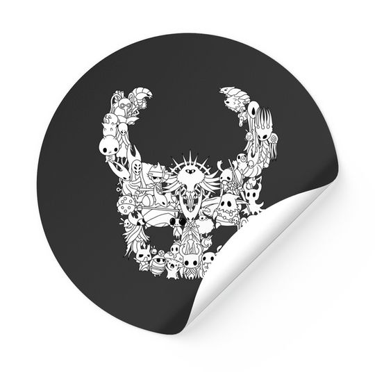 Discover Hollow Knight: Inhabitants of Hollownest - Hollowknight - Stickers