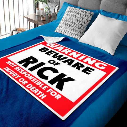 Discover Beware of Rick - Rick - Baby Blankets