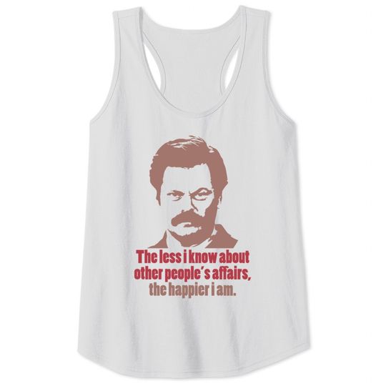 Discover Ron tv show parks Swanson - Ron - Tank Tops