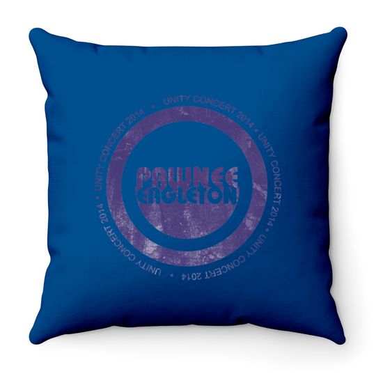 Discover Pawnee eagleton unity concert 2014 - Parks And Rec - Throw Pillows