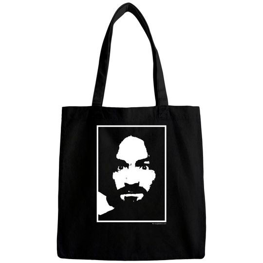 Discover Charlie Don't Surf - Classic Face from Life Magazine - Charles Manson - Bags