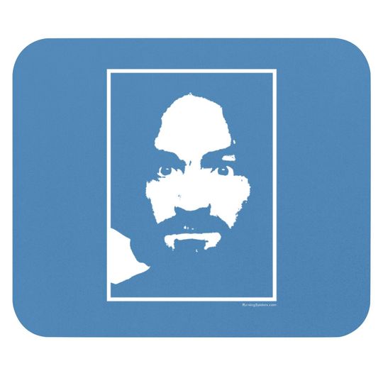 Discover Charlie Don't Surf - Classic Face from Life Magazine - Charles Manson - Mouse Pads