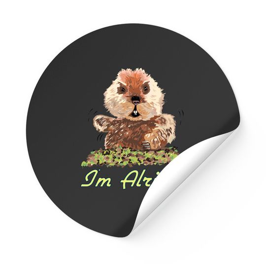 Discover I'm Alright - Caddyshack - Stickers