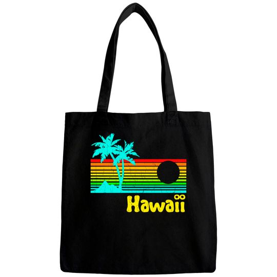 Discover '80s Retro Vintage Hawaii (distressed look) - Hawaii - Bags