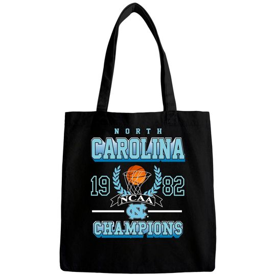 Discover Vintage UNC Collegiate 82 Champions Bags, University Of Basketball